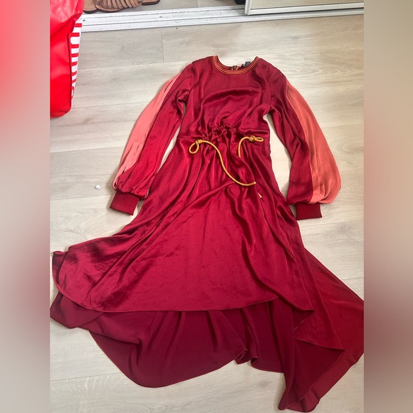 RARE! Lululemon x Roksanda Face Forward Dress Caliente Rustic Coral Size 4 - Picture 2 of 2